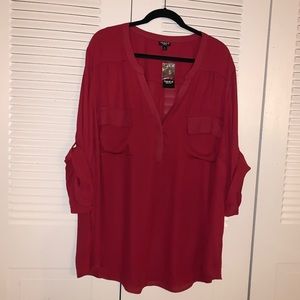 TORRID GEORGETTE BLOUSE